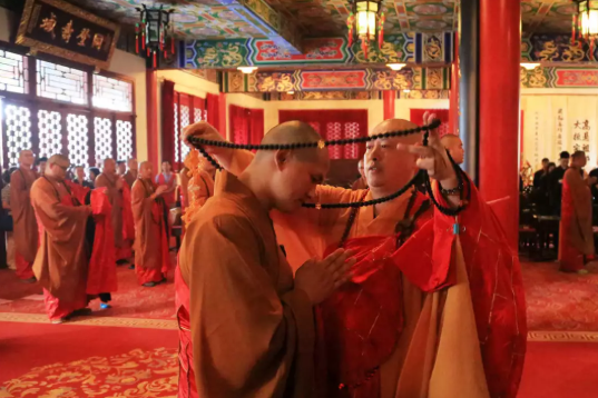 正法眼藏,代代相传:合肥开福禅寺举行临济法脉传法大典